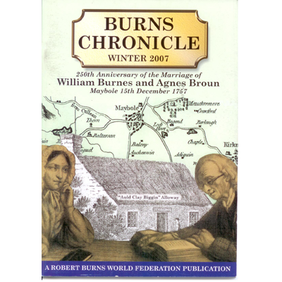 Burns Chronicle - Winter 2007